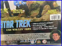 2007 Diamond Select Star Trek Original Series Spock + Captain Kirk Retro Mego
