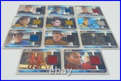 2009 Star Trek Movie Costume Card Set CC1-CC11 Kirk Spock Uhura McCoy Chekov