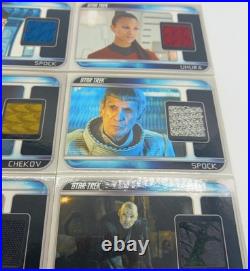 2009 Star Trek Movie Costume Card Set CC1-CC11 Kirk Spock Uhura McCoy Chekov