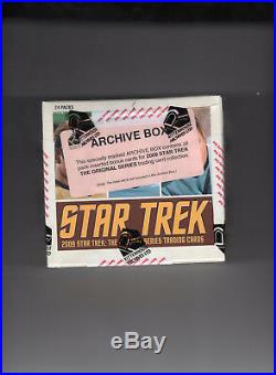 2009 Star Trek The Original Series A Factory Sealed Archive Box