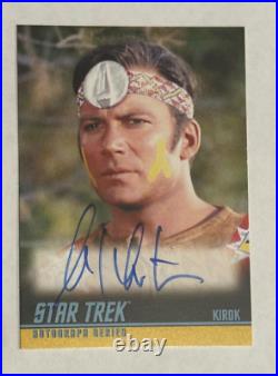 2009 Star Trek The Original Series A278 William Shatner Autograph Card