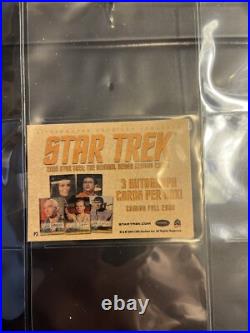 2009 Star Trek The Original Series Trading Cards Album WithP3 Promo Card 2009 Star Trek The Original Series Trading Cards Album WithP3 Promo Card