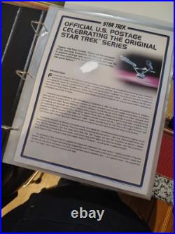 2011 Star Trek Official US Postage Stamp Collection In Binder PCS Stamps & Coins