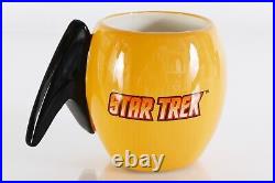 2011 Star Trek Spock Dr. McCoy Kirk Scotty Coffee Mug Westland Original Series