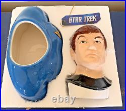 2013 Original Star Trek Dr McCoy Bones Cookie Jar Westland Giftware Box Tag Rare