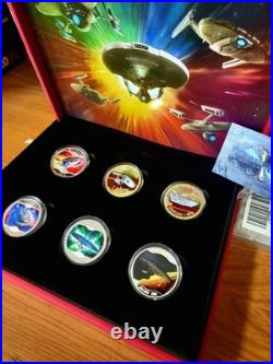 2014 24K Silver Plated Star Trek Original Series Collector Set. VERY RARE