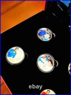 2014.999 Fine Silver Plated- Star Trek Original Series Collector Set-With Cert