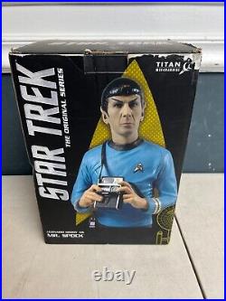 2014 TITAN Merchandise Star Trek Original Series Mr Spock 8 Figure Bust