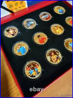 2015 24K Gold Plated Star Trek Original Series Collector Set. VERY RARE