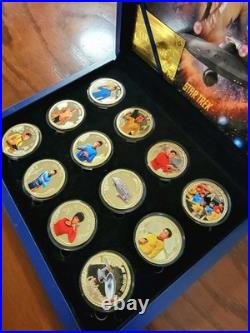 2015 24K Gold Plated Star Trek Original Series Collector Set. VERY RARE
