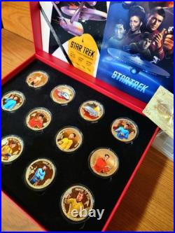 2015 24K Gold Plated Star Trek Original Series Collector Set. VERY RARE