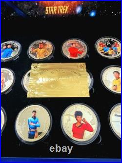 2015 24K Gold Plated Star Trek Original Series Collector Set. VERY RARE