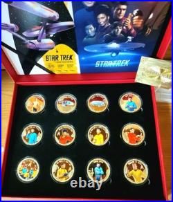 2015 24K Gold Plated Star Trek Original Series Collector Set. VERY RARE
