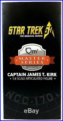 2016 Quantum Mechanix Qmx Star Trek Original Series Kirk 12 Figure Mib 1st Ed