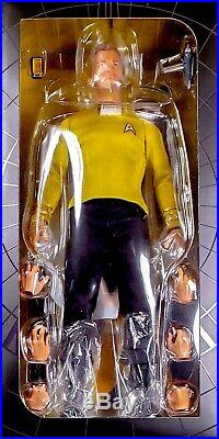 2016 Quantum Mechanix Qmx Star Trek Original Series Kirk 12 Figure Mib 1st Ed