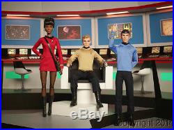 2016 Star Trek KIRK, SPOCK & UHURA 50th Anniversary Barbie Dolls IN STOCK NOW