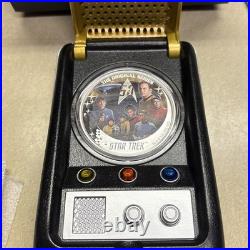 2016 Star Trek The Original Series TOS 2 oz Silver Proof Coin With Communicator