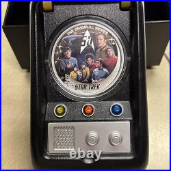 2016 Star Trek The Original Series TOS 2 oz Silver Proof Coin With Communicator