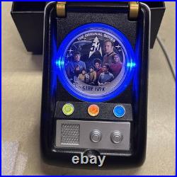 2016 Star Trek The Original Series TOS 2 oz Silver Proof Coin With Communicator