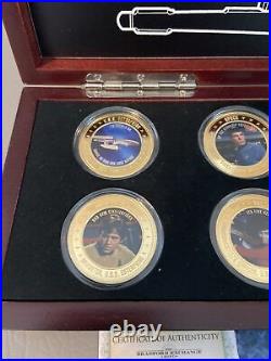 2016 The Bradford Exchange Star Trek 24K Gold Coin Set Legacy Proof Collection