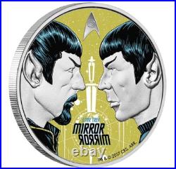 2017 Star Trek The Original Series MIRROR, MIRROR 1oz Silver Proof Coin
