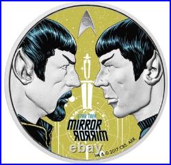 2017 Star Trek The Original Series MIRROR, MIRROR 1oz Silver Proof Coin