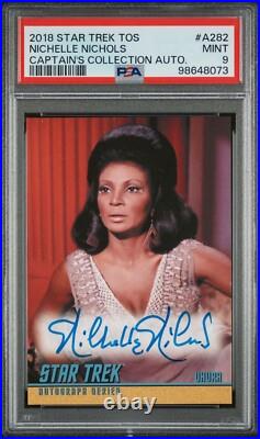 2018 Star Trek The Original Series Nichelle Nichols Auto Autograph PSA 9 Mint
