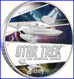 2018 Star Trek The Original Series SHIPS Silver 2oz Proof Coin COMMUNICATOR COA