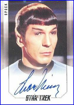 2019 Star Trek Inflexions Bridge Crew Leonard Nimoy As Spock Autograph Card RARE