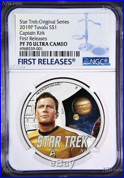 2019 Star Trek The Original Series Kirk Proof $1 1oz Silver COIN NGC PF 70 FR