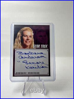 2021 Rittenhouse Star Trek ON CARD Autograph Barbara Anderson