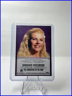 2021 Rittenhouse Star Trek ON CARD Autograph Barbara Anderson