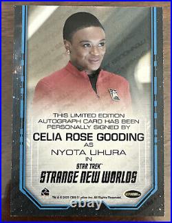 2023 Star Trek Strange New Worlds Bordered Autograph (Celia Rose Gooding)