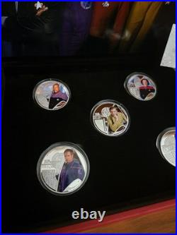 2025.999 Fine Silver Plated- Star Trek Original Series Collector Set-With Cert
