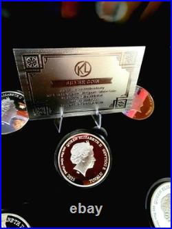 2025.999 Fine Silver Plated- Star Trek Original Series Collector Set-With Cert