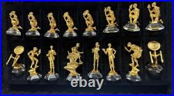 25th Anniversary Star Trek Gold & Silver Chess Set by Franklin Mint