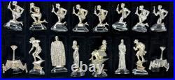 25th Anniversary Star Trek Gold & Silver Chess Set by Franklin Mint