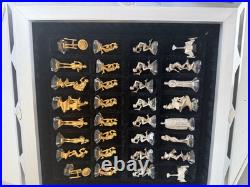 25th Anniversary Star Trek Gold & Silver Chess Set by Franklin Mint Collectors
