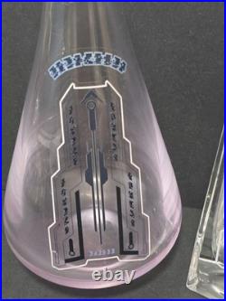 (3) Authentic STAR TREK Screen Used Prop Alien Bar Bottles Decanters