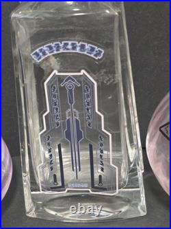 (3) Authentic STAR TREK Screen Used Prop Alien Bar Bottles Decanters