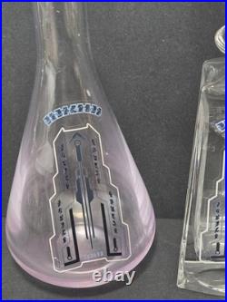 (3) Authentic STAR TREK Screen Used Prop Alien Bar Bottles Decanters