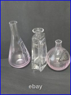 (3) Authentic STAR TREK Screen Used Prop Alien Bar Bottles Decanters