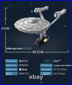 3088 Piece Star Trek U. S. S Enterprise Building Block Set Brand New 3088 Piece Star Trek U. S. S Enterprise Building Block Set Brand New