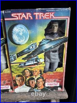 3x's Vintage Star Trek Pedigree Toys Kirk, Spock and Dekker Unit MIB Mego