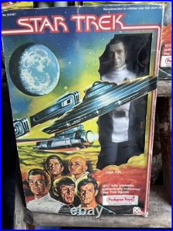 3x's Vintage Star Trek Pedigree Toys Kirk, Spock and Dekker Unit MIB Mego