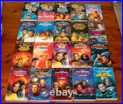 40x Star Trek original series vintage Titan-published books bundle 80s & 90s