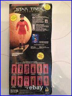 5 STAR TREK TOS 9 Action Figures UHURA Sulu CHEKOV Kirk VINTAGE 90's Playmates