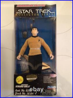 5 STAR TREK TOS 9 Action Figures UHURA Sulu CHEKOV Kirk VINTAGE 90's Playmates