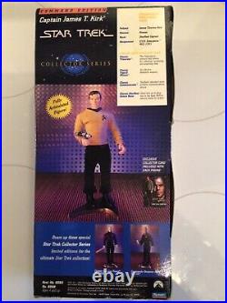5 STAR TREK TOS 9 Action Figures UHURA Sulu CHEKOV Kirk VINTAGE 90's Playmates