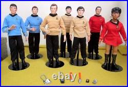 7 Star Trek Collection 14 Hamilton Porcelain Dolls COMPLETE With BOXES